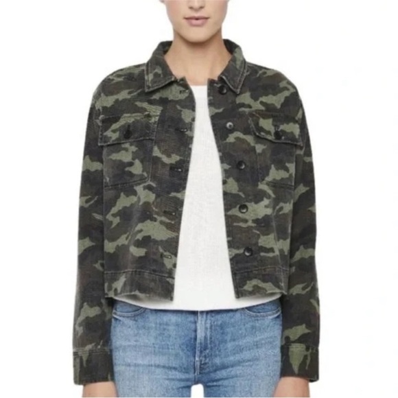 John + Jenn Camouflage Jacket Size Medium - Picture 1 of 9